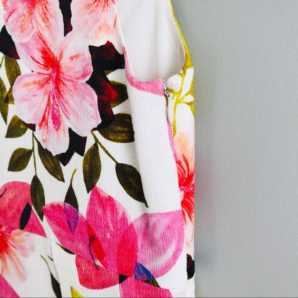 ZARA GIRLS Floral Cotton Party Dress - Picture 8 of 14